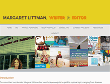 Tablet Screenshot of littmanwrites.com